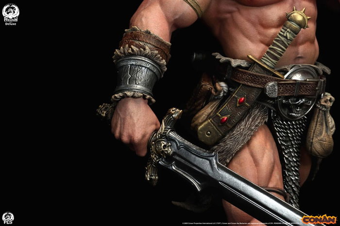 Premium Collectibles Studio Conan el Bárbaro Estatua 1/4 Conan Deluxe Edition 63 cm