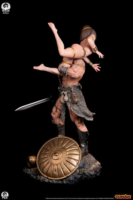 Premium Collectibles Studio Conan el Bárbaro Estatua 1/4 Conan Deluxe Edition 63 cm