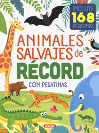 SUSAETA EDICIONES, Animales salvajes de récord con pegatinas