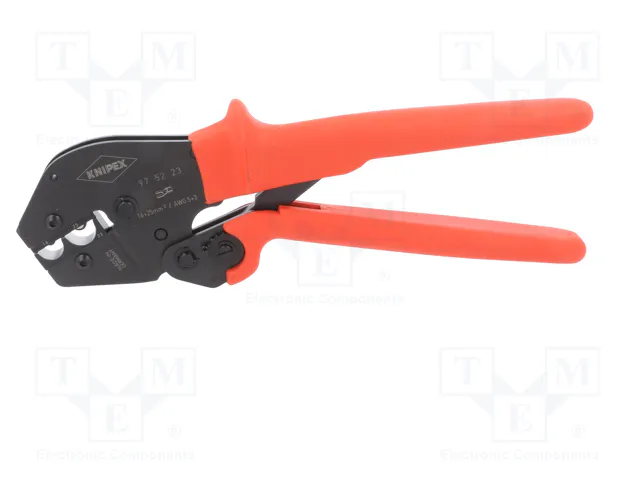 KNIPEX Crimpadora para terminales de cable sin aislar 5AWG KNIPEX Crimpadora para terminales de cable sin aislar 5AWG