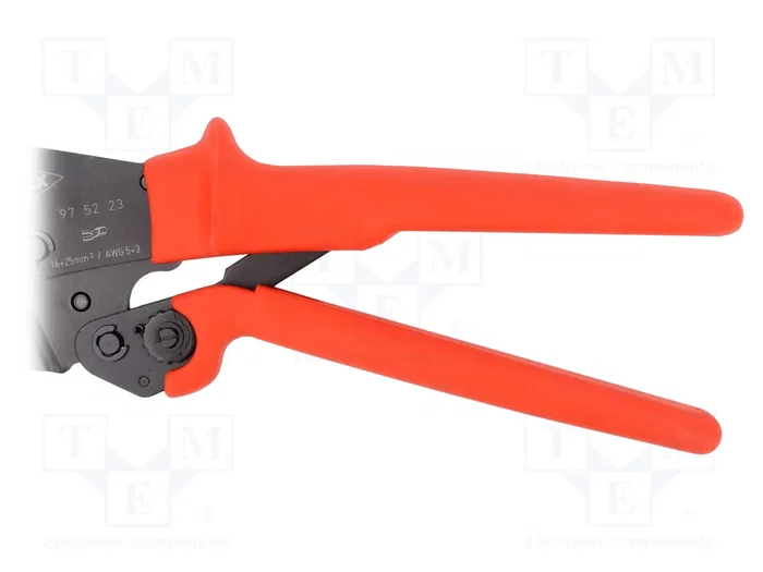 KNIPEX Crimpadora para terminales de cable sin aislar 5AWG KNIPEX Crimpadora para terminales de cable sin aislar 5AWG