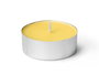 Ibergarden Set 24 Tealight Citronela 4H 14x3x11cm Aluminio Amarillo (Set de 24)