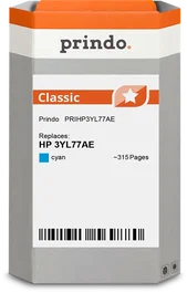 Prindo Classic Cartucho de Tinta Cian Compatible con HP 912 ~315 Páginas