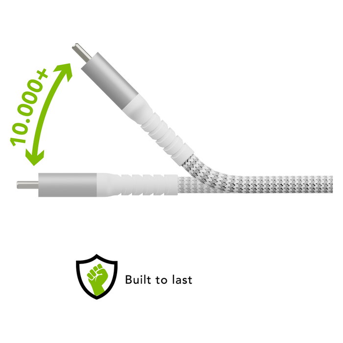 dbramante 1928 RE-CHARGE Cable USB-C a USB-C 1,2m Blanco