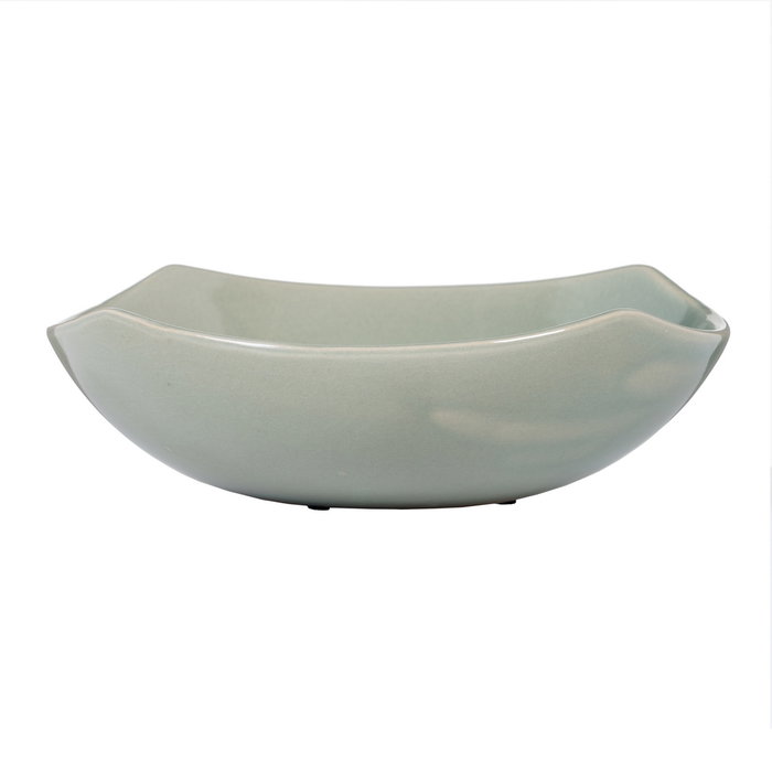 Centro Mesa Azul Claro Cerámica 22,50 X 22,50 X 7 cm