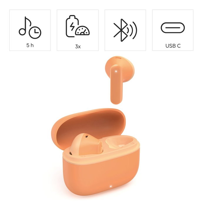 HAMA Freedom Light II Auriculares In-ear Naranja HAMA Freedom Light II Auriculares In-ear Naranja