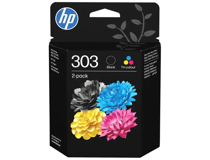 HP 303 Pack de 2 Cartuchos de Tinta Original Negro y Tricolor HP 303 Pack de 2 Cartuchos de Tinta Original Negro y Tricolor