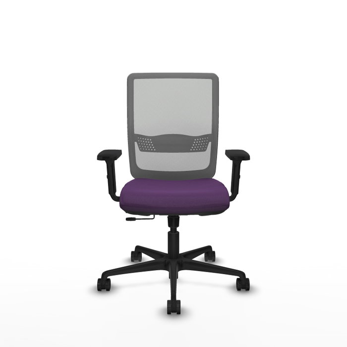 PIQUERAS Y CRESPO Silla de oficina Haches con mecanismo Sincro/Traslack, Morado y Gris PIQUERAS Y CRESPO Silla de oficina Haches con mecanismo Sincro/Traslack, Morado y Gris