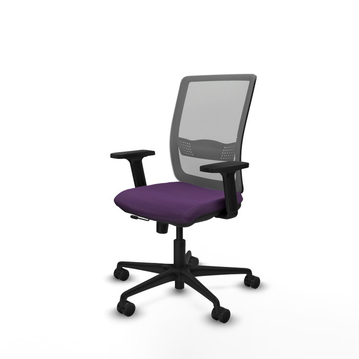 PIQUERAS Y CRESPO Silla de oficina Haches con mecanismo Sincro/Traslack, Morado y Gris PIQUERAS Y CRESPO Silla de oficina Haches con mecanismo Sincro/Traslack, Morado y Gris
