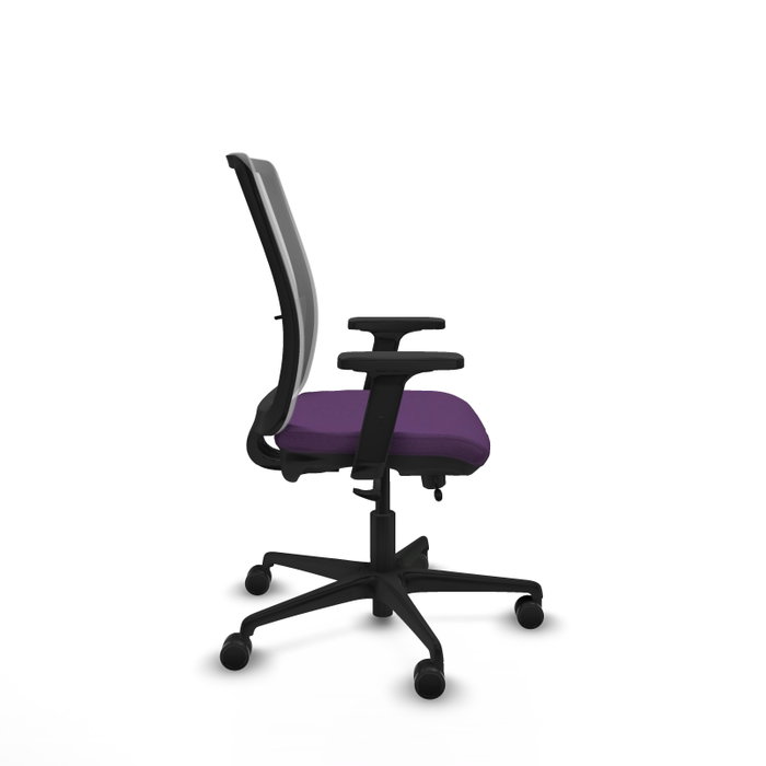 PIQUERAS Y CRESPO Silla de oficina Haches con mecanismo Sincro/Traslack, Morado y Gris PIQUERAS Y CRESPO Silla de oficina Haches con mecanismo Sincro/Traslack, Morado y Gris
