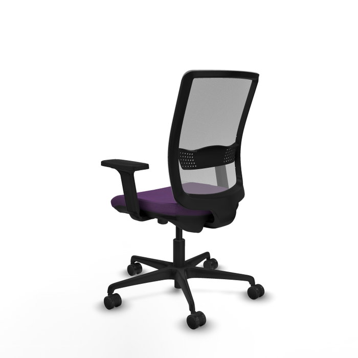 PIQUERAS Y CRESPO Silla de oficina Haches con mecanismo Sincro/Traslack, Morado y Gris PIQUERAS Y CRESPO Silla de oficina Haches con mecanismo Sincro/Traslack, Morado y Gris