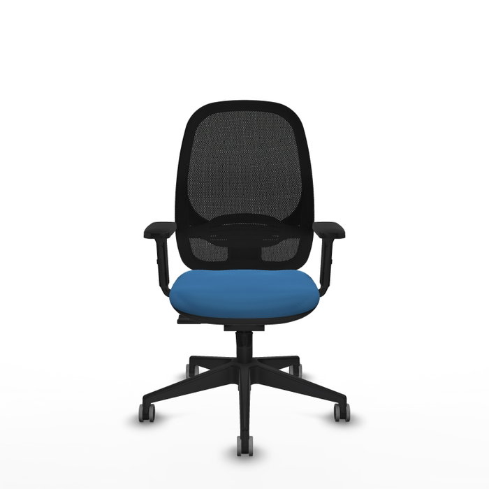 PIQUERAS Y CRESPO Silla de oficina Cilanco con mecanismo Sincro, Azul claro y Negro PIQUERAS Y CRESPO Silla de oficina Cilanco con mecanismo Sincro, Azul claro y Negro
