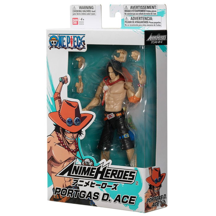 Bandai Anime Heroes One Piece - Figura Portgas D. Ace 17 cm