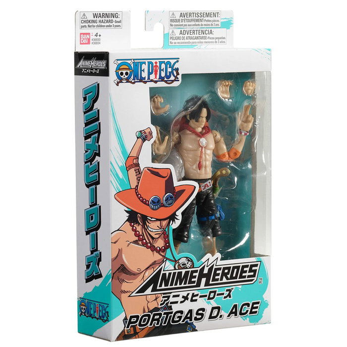 Bandai Anime Heroes One Piece - Figura Portgas D. Ace 17 cm