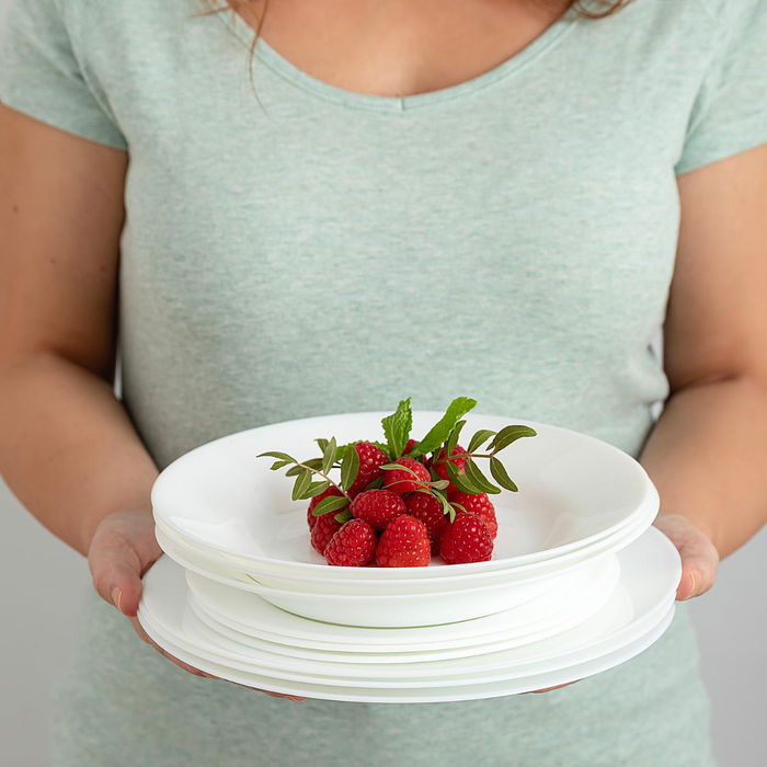 Vajilla Vidrio Plumi Luminarc 18 Piezas - 6 Personas Vajilla Vidrio Plumi Luminarc 18 Piezas - 6 Personas