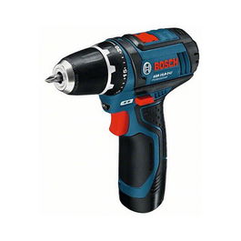 Bosch GSR 10,8-2-LI Professional GSR 12V-15 - Taladro atornillador a batería 10.8V, 2 velocidades, 21 paradas de par, función percutor, sin llave, luz LED
