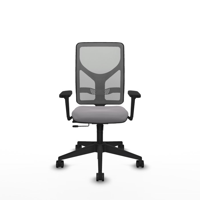 PIQUERAS Y CRESPO Silla de oficina Motilla Gris con Brazos 3D y Mecanismo Sincro/Traslack