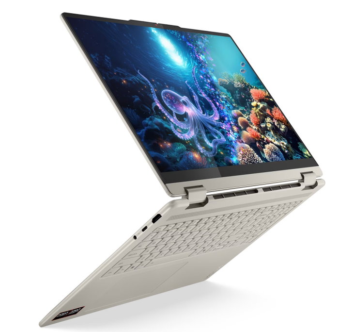 Lenovo YOGA 7 2-en-1 16" 2.8K OLED Táctil 120Hz 16GB 512GB Ryzen AI 7 350 Windows 11 Home 83JU000SPB