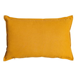 Cojín Ocre 85%Algodón-15%Lino Decoración 60 X 40 cm (Set de 2)