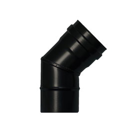 WOLFPACK LINEA PROFESIONAL Codo Estufa Pellet Vitrificado Ø80 mm 45°