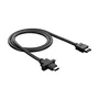 Fractal Design FD-A-USBC-001 Cable USB C a USB C 10 Gbps 0.67 m Negro para Cajas Pop