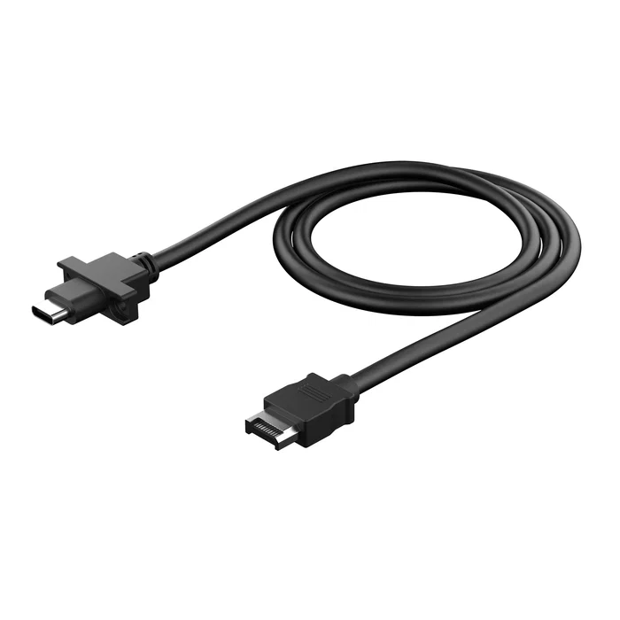 Fractal Design FD-A-USBC-001 Cable USB C a USB C 10 Gbps 0.67 m Negro para Cajas Pop