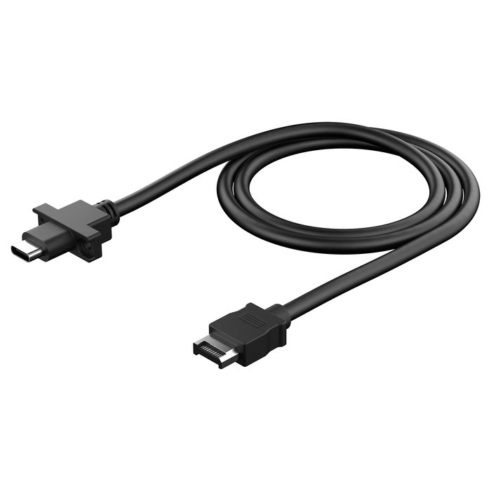 Fractal Design FD-A-USBC-001 Cable USB-C Macho a Macho 10Gbps 67cm Negro