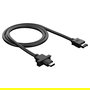 Fractal Design FD-A-USBC-001 Cable USB-C Macho a Macho 10Gbps 67cm Negro