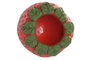 DKD Home Decor Jarrón de Cemento Fresa Rojo y Verde