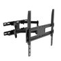 Unykach UK1280 Soporte Pared TV/Monitor Universal Articulado Doble Brazo 32-55 Pulgadas VESA 400x400 Hasta 50kg Negro