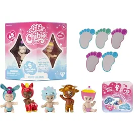 Bandai BAN3701405827793 Minifiguras de bebé coleccionables Pack de 5 Modelo aleatorio Figuras Chibi