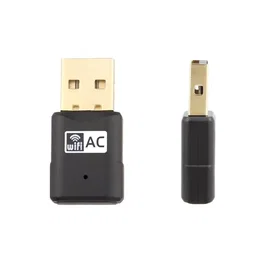 Fanvil WF20 - Adaptador USB Wi-Fi 5 (802.11ac) Doble Banda 150 Mbps para PC - Negro