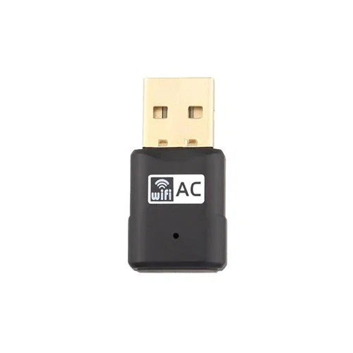Fanvil WF20 - Adaptador USB Wi-Fi 5 (802.11ac) Doble Banda 150 Mbps para PC - Negro