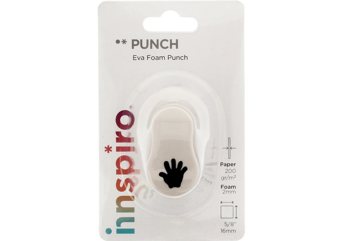 Innspiro Troqueladora de figuras Eva Foam Punch mano 16mm