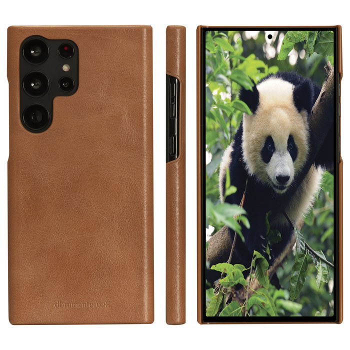 Dbramante1928 Lynge Funda para Galaxy S23 Ultra 17,3 cm (6.8") Folio Marrón