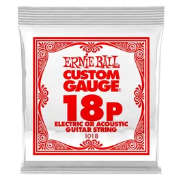 Ernie Ball Cuerda Eléctrica Slinky Plana 018 (Set de 6) (Set de 6)