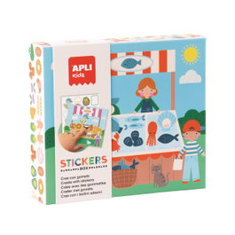 APLI KIDS Caja de Stickers El Mercado 20595 APLI