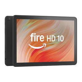 Amazon Fire HD 10 Tablet (2023) 10.1 pulgadas Full HD, WiFi 6, 32 GB de almacenamiento, 4 GB de RAM, Procesador octa-core 2.05 GHz, Color Negro - Incluye anuncios