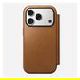Nomad Modern Leather Folio para iPhone 17 Pro, Color English Tan