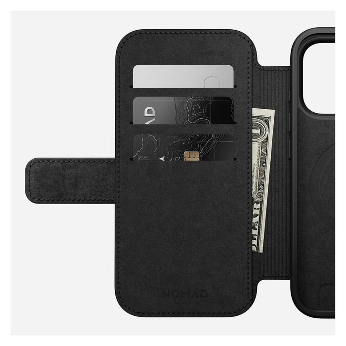 Nomad Modern Leather Folio para iPhone 17 Pro, Color English Tan Nomad Modern Leather Folio para iPhone 17 Pro, Color English Tan