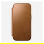 Nomad Modern Leather Folio para iPhone 17 Pro, Color English Tan