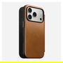 Nomad Modern Leather Folio para iPhone 17 Pro, Color English Tan