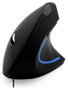 Media-Tech Vertic Ratón Vertical Inalámbrico USB Negro Retroiluminado 6400 DPI 5 Botones