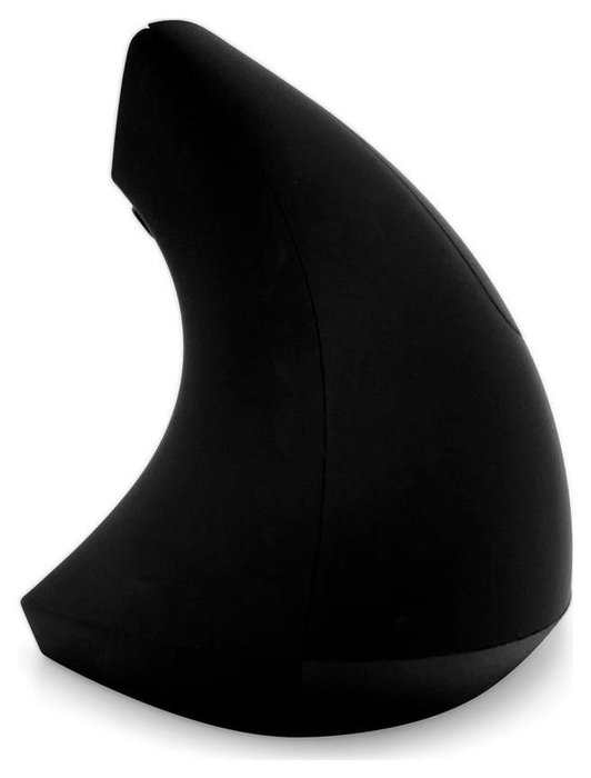 Media-Tech Vertic Ratón Vertical Inalámbrico USB Negro Retroiluminado 6400 DPI 5 Botones