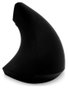Media-Tech Vertic Ratón Vertical Inalámbrico USB Negro Retroiluminado 6400 DPI 5 Botones