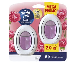Ambi Pur Ambientador para Baño con Fragancia Flores Elegantes, Duración hasta 45 días, Oferta de 90 días