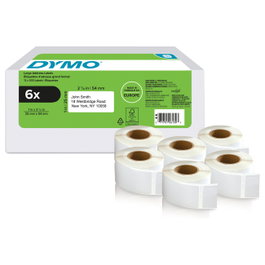 Dymo Multipack de etiquetas LabelWriter 25x54mm, 6 rollos