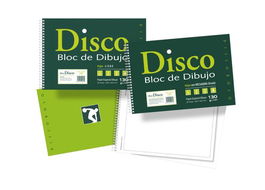 Bloc De Dibujo Zorrilla Disco Con Espiral Liso Con Recuadro 230X340 Mm 130G 20H (Set de 12)