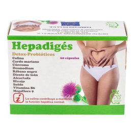 DIS Hepadiges 60 Cápsulas - Apoyo Función Hepática con Colina y Vitaminas