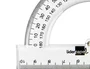 Liderpapel Semicirculo Transportador de Angulos 10 cm Plastico Transparente